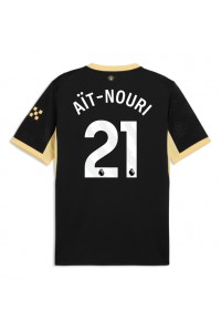 Manchester City Rayan Ait-Nouri #21 Jalkapallovaatteet Vieraspaita 2026-27 Lyhythihainen